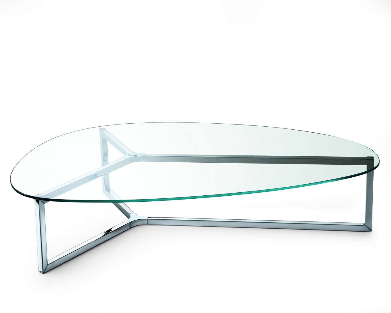 Egg shaped coffee table by Gallotti & Radice